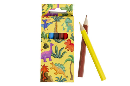 Dino colored pencils