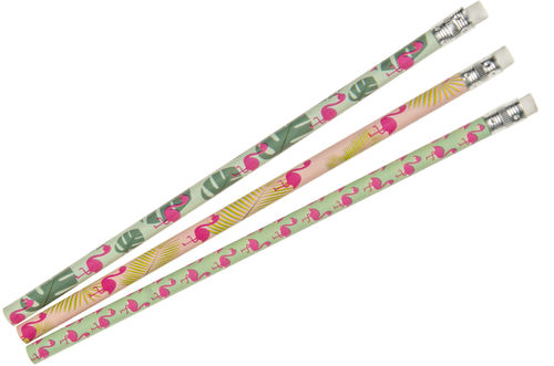 Bleistifte Flamingo mit Radiertop