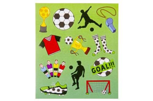 Stickerblatt Fußball