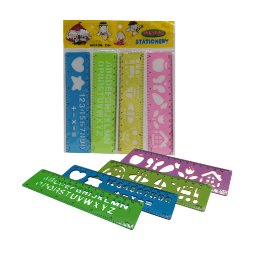 Rulers with pattern