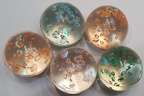 Bouncing Balls Glitter (43mm)