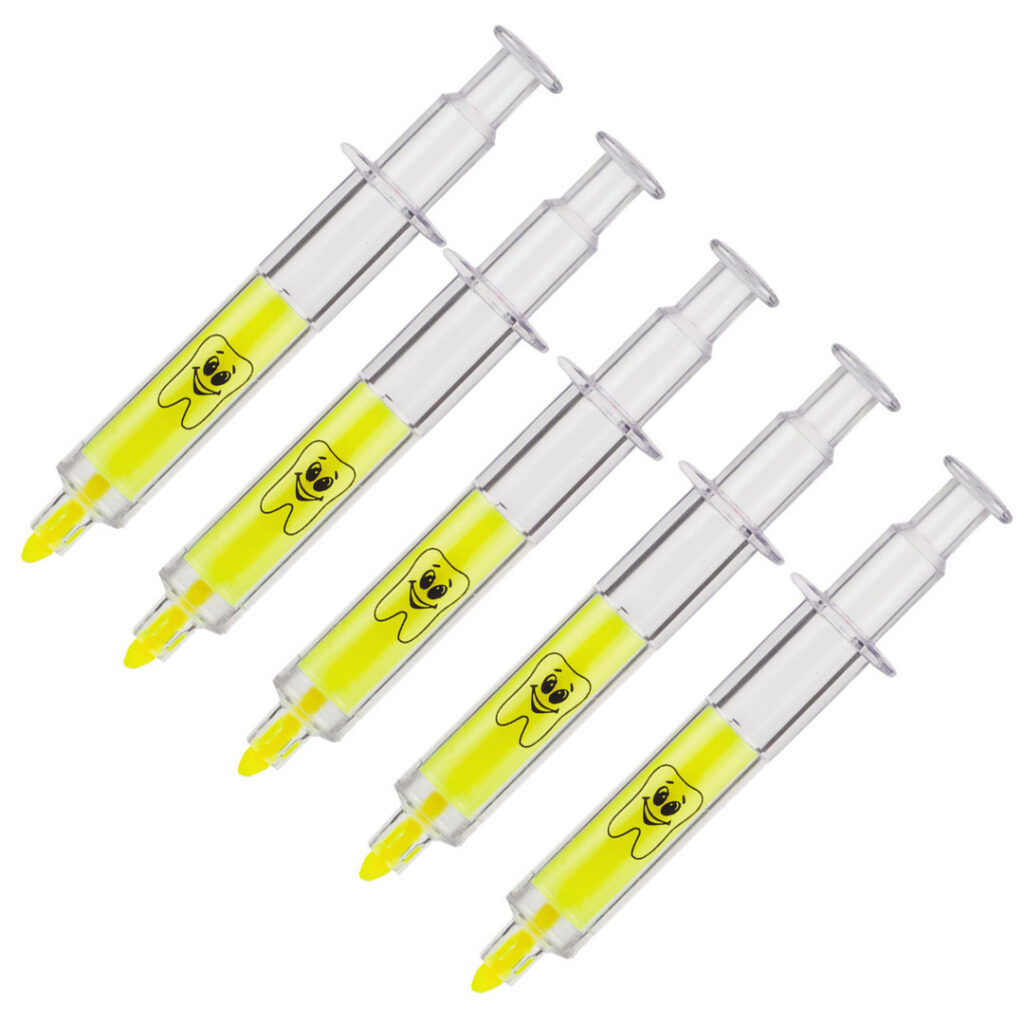 Textmarker Spritze, 24 Stück