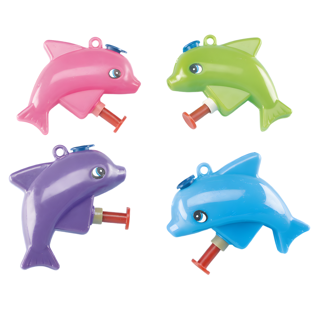 Mini-Wasserpistole Delfin (7 cm), 24 Stück