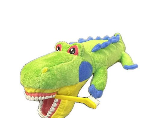 Crocodile (green) w. teeth - Image 2