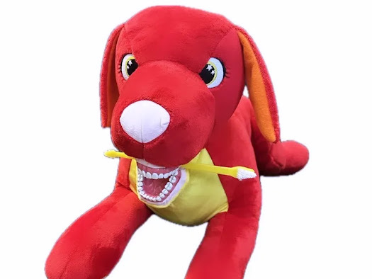 dog (red) w. teeth - Image 2
