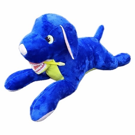 dog (blue) w. teeth