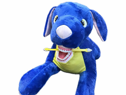 dog (blue) w. teeth - Image 2
