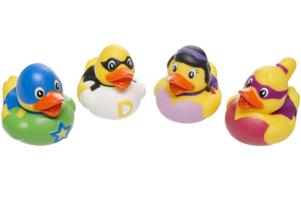 Badeente Superheld, 24 Stück
