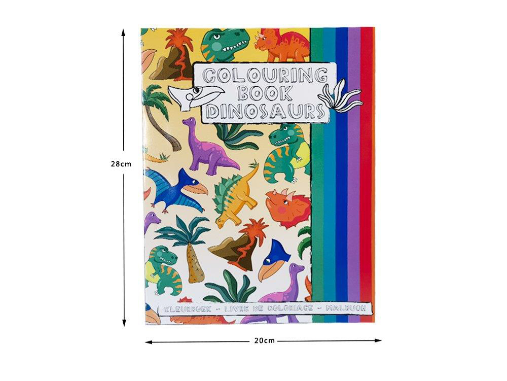colorbook dino with stickers