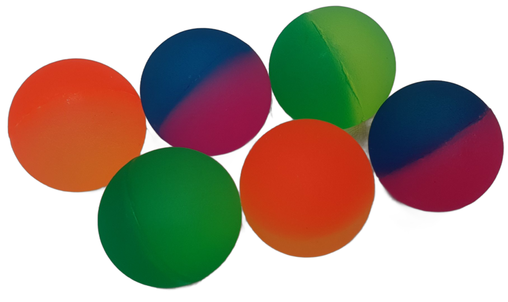 Springbälle Neon (43mm), 50 Stück