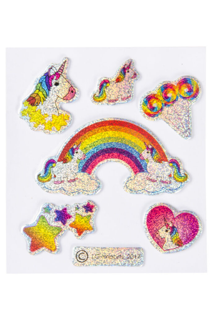 Sticker Einhorn, 100 Stück