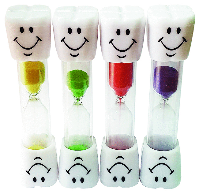 Sanduhr Smile-Top 4 Farben Mix, 40 Stück