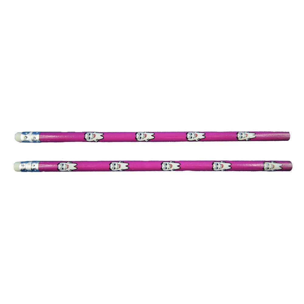 Bleistift Pink mit Radiertop, 72 Stück