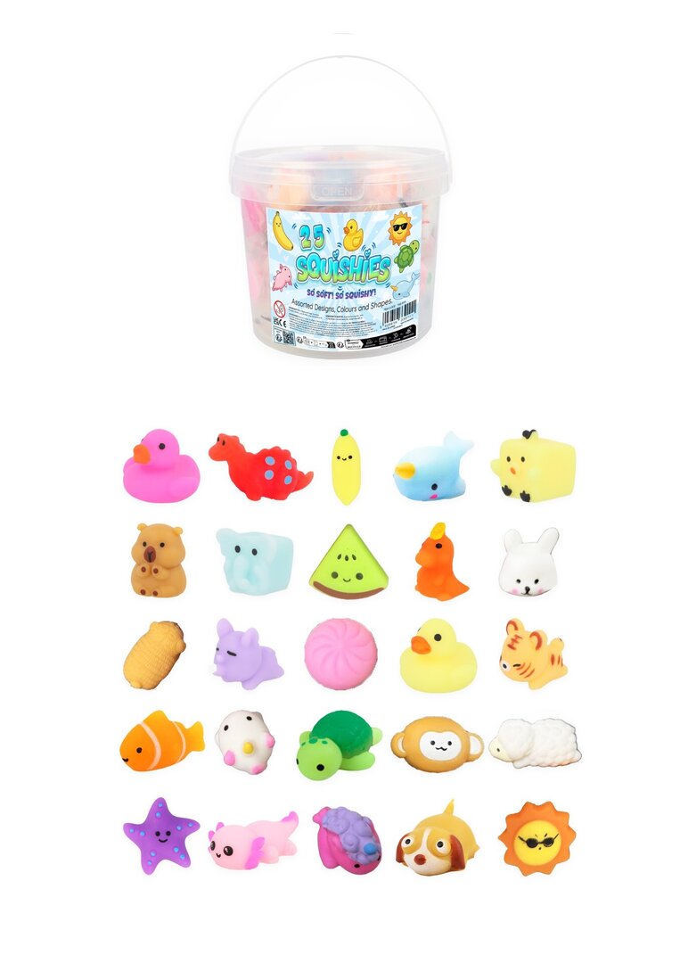 Squishies kleiner Mix, 25 Stück