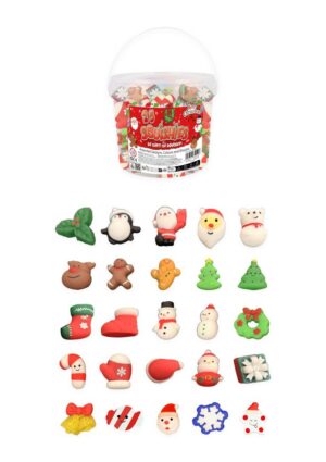 Squishies Weihnachten, 25 Stück